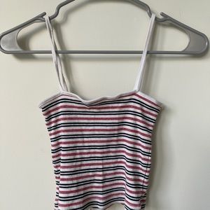 rare brandy meville striped crop top